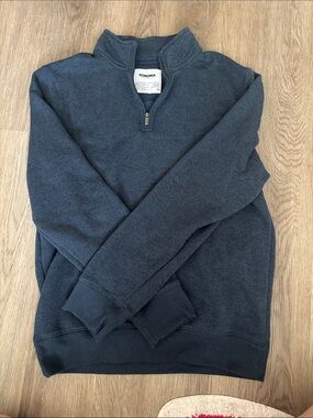 Sonoma Men's Quarter-Zip Sweater in Dark Blue